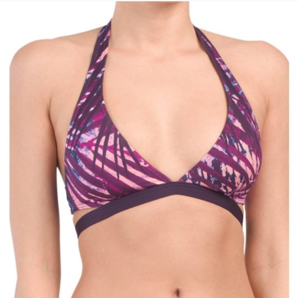 Carmen Marc Valvo Halter Bikini Top